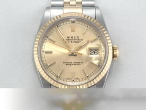 Thumbnail von Rolex Datejust 36 36mm 16233 2001 Edelstahl Gelbgold 750 Automatik Stahl Gold