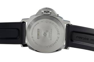 Thumbnail von Panerai Luminor Marina Handaufzug Edelstahl Herrenuhr R. PAM00631 B&P 2017