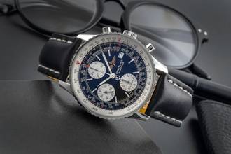Thumbnail von Breitling Old Navitimer Chronograph Edelstahl Automatik Ref. A13322