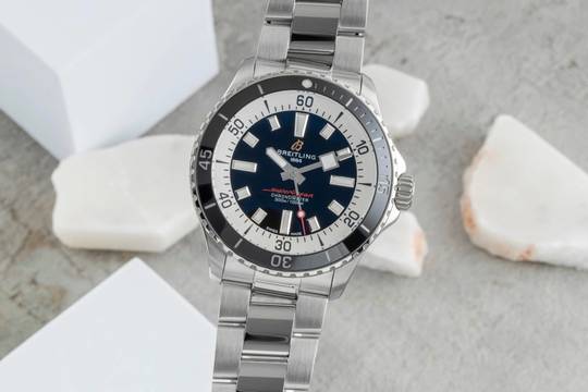  Breitling Superocean 42 Automatik Herrenuhr Ref. A17375211B1A1 B&P 