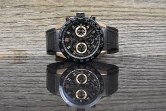  TAG Heuer Carrera Calibre Heuer 02 Roségold / Ceramic Skeleton 45MM Chronograph 2021 Full Set 