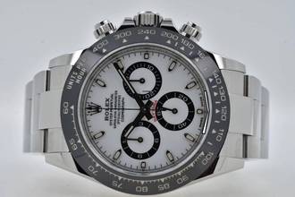  Rolex Daytona Cosmograph 116500 Panda 2021 White Dial 