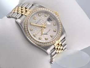 Thumbnail von Rolex Datejust 36 36mm 116243 2017 Stahl Gelbgold 750 Diamanten Automatik Gold