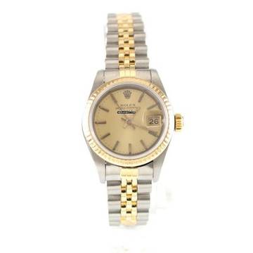 Rolex Lady-Datejust Date Lady gebraucht Edelstahl/Gold Automatik Ref. 69173