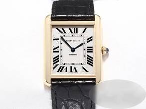 Thumbnail von Cartier Tank Solo Großes Modell Edelstahl Gelbgold 750 W5200004 2019 Stahl Gold