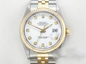 Thumbnail von Rolex Datejust 36 36mm 16233 1996 Diamanten Stahl Gelbgold 750 Automatik Stainless Steel 18kt Yellow Gold Jubilé-band Chronometer Oyster