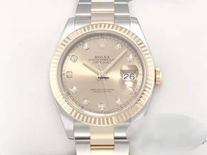  Rolex Datejust 41 126333 2020 Edelstahl Gelbgold 750 Diamanten Automatik Stainless Steel 18kt Yellow Gold Oyster-band Chronometergold 