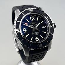 Thumbnail von Breitling Superocean 44 Automatic A17367 Stahlgehäuse Kautschuk plus Stahlarmband ZB schwarz Full Set plus Original Breitling Stahlarmband