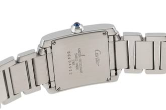 Thumbnail von Cartier Tank Française Edelstahl Quarz Damenuhr Ref. W51003Q3