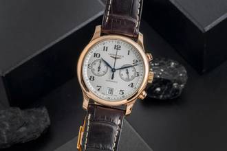  Longines Master Collection 18k Rotgold Chronograph Ref. L2.669.8.78.3 B&P 2019 