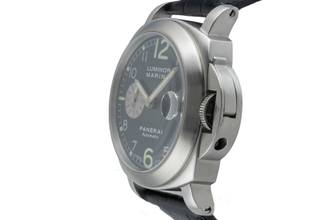 Thumbnail von Panerai Luminor Marina Automatic Edelstahl Automatik Herrenuhr Ref. PAM00086 Papiere 2001
