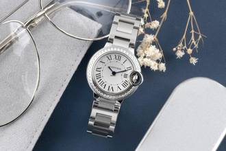 Thumbnail von Cartier Ballon Bleu 28mm de Cartier Stahl Quarz Damenuhr Ref. W4BB0015 Papiere 2019