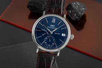 Thumbnail von IWC Portofino Handaufzug 8 Days Edelstahl Handaufzug Herrenuhr Ref. IW510106