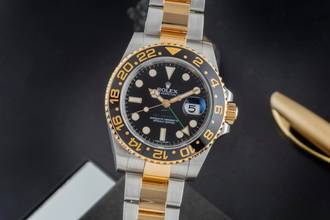  Rolex GMT-Master II Stahl / Gold Automatik Herrenuhr Ref. 116713LN B&P 2011 