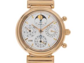 Thumbnail von IWC Da Vinci Perpetual Calendar Kalender Ref.3750 1998 Full Set wie Neu Vintage Da Vinci Perpetual Kalender 18kt Roségold Saphirglas