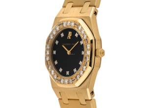 Thumbnail von Audemars Piguet Royal Oak Lady 18kt Gelbgold Diamanten Ref.6008BA 1988 Full Set wie Neu Vintage Royal Oak 18kt Gelbgold Diamanten 105g