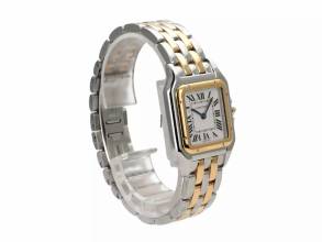 Thumbnail von Cartier Panthère de Cartier mittleres Modell Edelstahl / Gelbgold Ref. W2PN0019