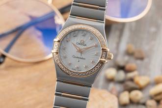  Omega Constellation 160 Years Stahl / Rotgold Diamanten Ref.111.25.26.60.55.001 