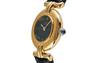 Thumbnail von Cartier Colisée must de Cartier Lady Vermeil 925 Silber Damenuhr Ref. 590002
