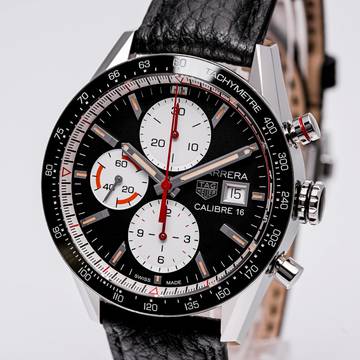  TAG Heuer Carrera Calibre 16 Chronograph 41 – CV201AP.FC6429 – like NEW – 01/2022 Full Set 