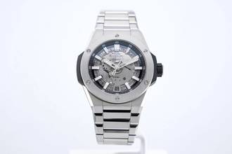 Thumbnail von Hublot Big Bang Integrated Time Only 40MM Full Titanium Skeleton Dial - 24 Months Warranty - 456.NX.0170.NX