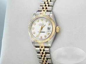 Thumbnail von Rolex Lady-Datejust Edelstahl Gelbgold 750 Diamanten Automatik Gold