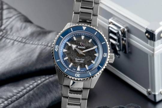  Rado Captain Cook High-Tech Keramik / Titan Automatik Ref. 01.734.6128.3.020 B&P 