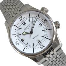  Longines Legend Diver L3.764.4.16.6 white dial 2025 Full Set Like NEW 