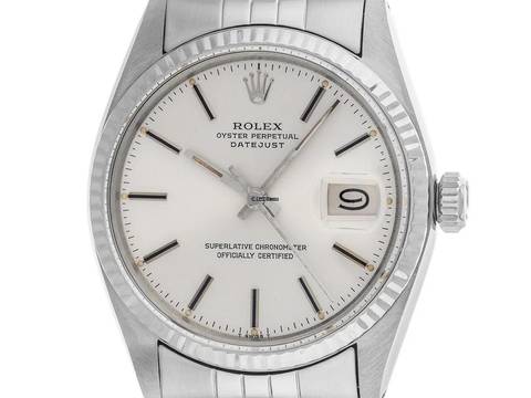  Rolex Datejust 36 Ref.16014 1978 original Box gut Vintage Datejust Stahl 18kt Weißgold open 6/9 