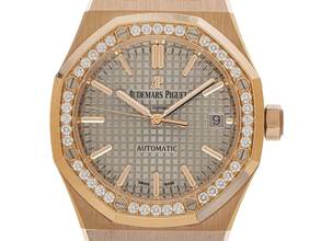 Thumbnail von Audemars Piguet Royal Oak Lady Ref.15451OR.ZZ.1256OR.02 2020 Full Set wie Neu Royal Oak 18kt Roségold Diamanten