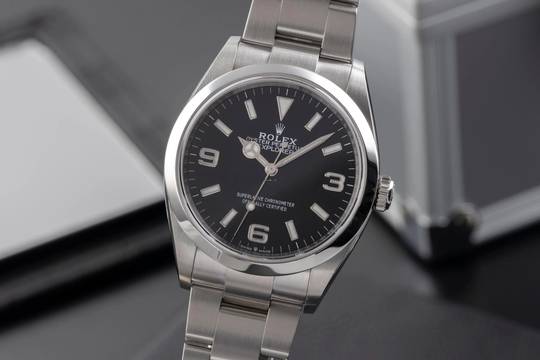  Rolex Explorer Oyster Edelstahl Automatik Herrenuhr Ref. 124270 B&P 2022 