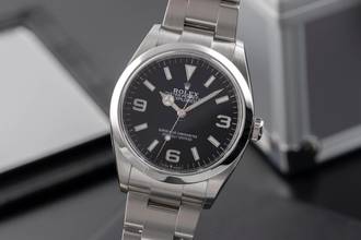  Rolex Explorer Oyster Edelstahl Automatik Herrenuhr Ref. 124270 B&P 2022 