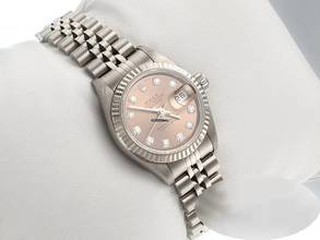 Thumbnail von Rolex Lady-Datejust Stahl Weissgold 750 Diamanten 1997 Automatik Gold Damen Stainless Steel 18kt White Gold Jubilé-band Chronometer Oyster
