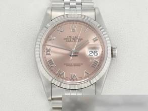Thumbnail von Rolex Datejust 36 36mm 16234 2002 Stahl Weissgold 750 Gold Damen Herren Stainless Steel Jubilé-band Chronometer Oyster White Dial