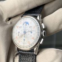 Thumbnail von Universal Genève Tri-Compax Chronograph 42201 Tri-Compax full calendar Moonphase 1950