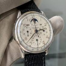 Thumbnail von Universal Genève Tri-Compax Chronograph 42201 Tri-Compax full calendar Moonphase 1950