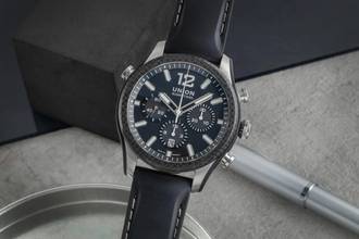  Union Glashütte Belisar Chronograph Automatik Stahl Ref. D009.927.26.207.00 B&P 