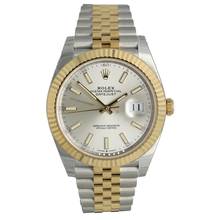  Rolex Datejust 41 Ref.126333 Silver Index Jubilee NEW 