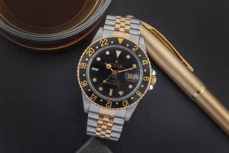  Rolex GMT-Master Stahl / Gold Automatik Herrenuhr Oyster Perpetual Ref. 16753 