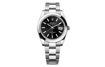Thumbnail von Rolex Datejust 41 Black Dial 41MM Like New Box+Papers 126300 2022