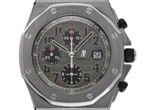 Thumbnail von Audemars Piguet Royal Oak Offshore Chronograph Ref.26170TI.OO.1000TI.01 2014 Full Set sehr gut Vintage Royal Oak Offshore Titan