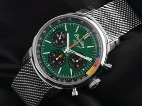 Thumbnail von Breitling Top Time Ford Mustang Ref.AB01762A1L1A1 2025 Full Set Ungetragen Top Time Ford Mustang Green Dial