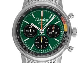 Thumbnail von Breitling Top Time Ford Mustang Ref.AB01762A1L1A1 2025 Full Set Ungetragen Top Time Ford Mustang Green Dial