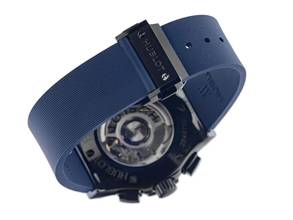 Thumbnail von Hublot Classic Fusion Chronograph Ceramic Blue Ref.541.CM.7170.RX 2025 Full Set Ungetragen Classic Fusion Ceramic Blue Faltschließe
