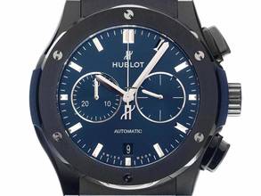 Thumbnail von Hublot Classic Fusion Chronograph Ceramic Blue Ref.541.CM.7170.RX 2025 Full Set Ungetragen Classic Fusion Ceramic Blue Faltschließe
