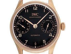 Thumbnail von IWC Portugieser Automatik Ref.IW501707 2024 Full Set Ungetragen Portugieser Automatic 18kt Roségold Krokoleder Faltschließe 128g