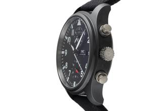 Thumbnail von IWC Fliegeruhr Chronograph Top Gun Pilot Top Gun Ceramic Automatik Herrenuhr Ref. IW389001 B&P
