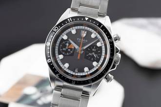Thumbnail von Tudor Heritage Chrono Automatik Stahl Herrenuhr Ref. 70330N B&P 2011