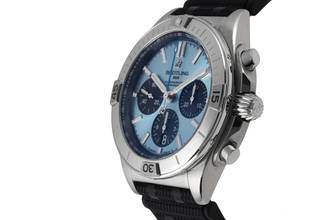 Thumbnail von Breitling Chronomat Chronograph Stahl / Platin Ref. PB0134101C1S1