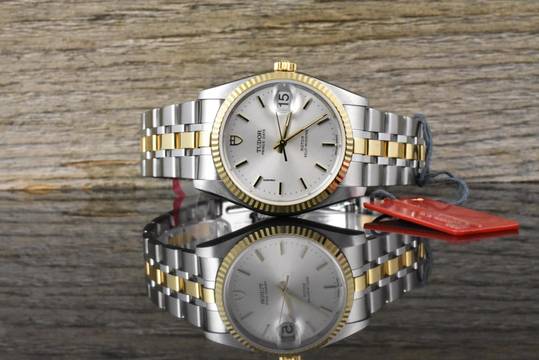  Tudor Prince Date 74033 NOS / UNGETRAGEN 34MM Automatik B&P 2008 